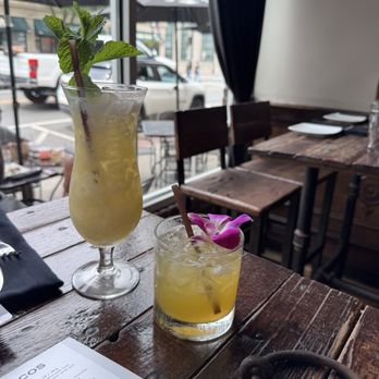 Verde Kitchen & Cocktails - The remedy and a passion fruit margarita - Mexican Near Me - Bay Shore, New York Verde Kitchen & Cocktails - The remedy and a passion fruit margarita - Mexican Near Me - Bay Shore, New York