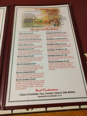 Menu photo 2 El Agave Mexican Restaurant Bellingham, WA