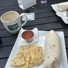 Masala breakfast burrito