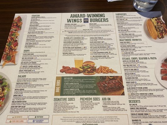 Menu photo 4 Duffy's Sports Grill Boca Raton, FL