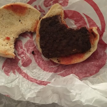 Wendy's - THIS WAS THE HAMBURGER I GOT WHEN I GOT HOME. I took one bite and it's hard as a rock. - Burgers Near Me - Arlington, Virginia Wendy's - THIS WAS THE HAMBURGER I GOT WHEN I GOT HOME. I took one bite and it's hard as a rock. - Burgers Near Me - Arlington, Virginia