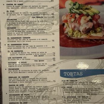 Colomitos Cocina del Mar - Menu - Seafood Near Me - Guadalajara, JAL Colomitos Cocina del Mar - Menu - Seafood Near Me - Guadalajara, JAL