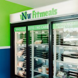 Northwest Fit Meals - Inside the grab and go store! So clean and easy to find what you need!