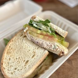 TriBecca’s Sandwich Shop - Spicy Tuna-melt on sourdough