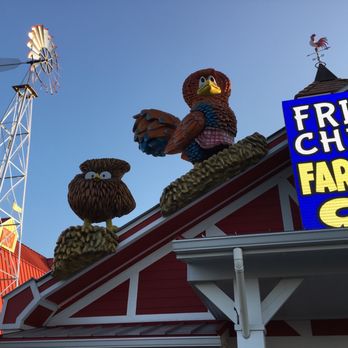 Frizzle Chicken Cafe - Above the entrance - Breakfast & Brunch Near Me - Pigeon Forge, Tennessee Frizzle Chicken Cafe - Above the entrance - Breakfast & Brunch Near Me - Pigeon Forge, Tennessee