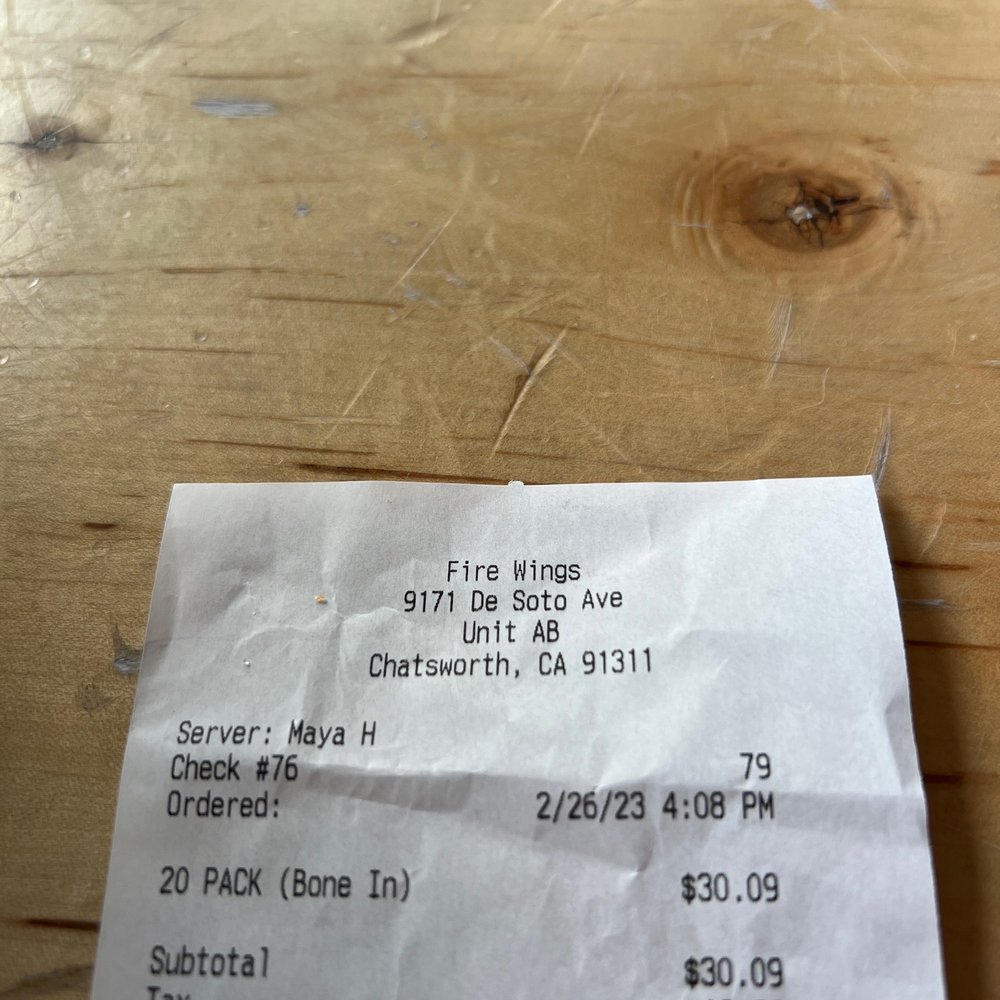 Fire Wings - Chicken Wings Near Me - Chatsworth, California