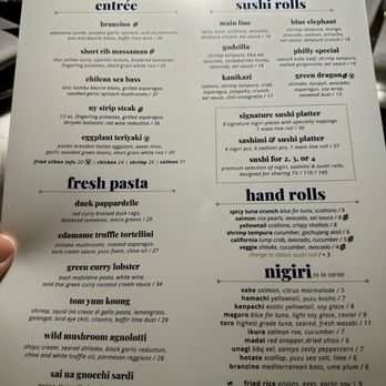 The Blue Elephant - Menu (Jan 2026) - Italian Near Me - Wayne, Pennsylvania