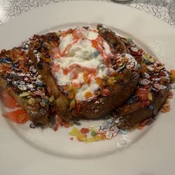 The Local’s Spot - Fruity pebble challah French toast