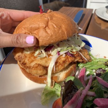 Sam's Anchor Cafe - Fried Chicken Sandwich - Seafood Near Me - Tiburon, California Sam's Anchor Cafe - Fried Chicken Sandwich - Seafood Near Me - Tiburon, California