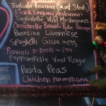 Frank - The Specials menu. I ordered the Veal Pappardelle from here. - Italian Near Me - New York, New York Frank - The Specials menu. I ordered the Veal Pappardelle from here. - Italian Near Me - New York, New York