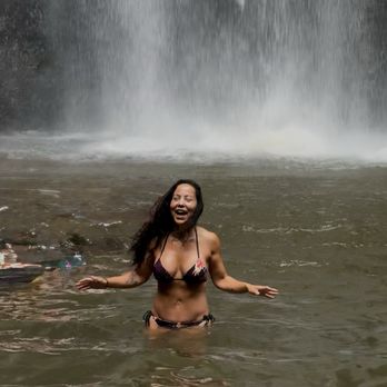 Kayak Adventures - Waterfall was stunning - Rafting/Kayaking Near Me - Kapaa, Hawaii
