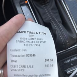 Campo Auto Repair & Tires - Oil change price