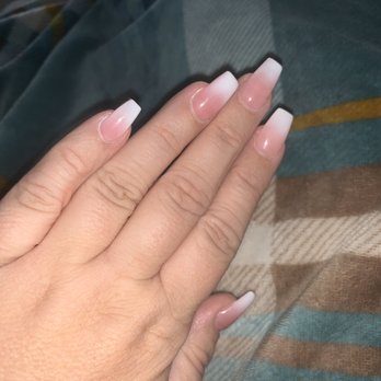 Glory nail salon - New acrylic set, ombré air brushed French - Nail Salons Near Me - Concord, California Glory nail salon - New acrylic set, ombré air brushed French - Nail Salons Near Me - Concord, California