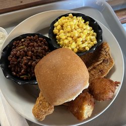 Local Joe's - Catfish, hush puppies, corn, crowder peas