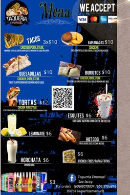 Menu photo 2 Taqueria Emanuel Monticello, KY Menu photo 2 Taqueria Emanuel Monticello, KY