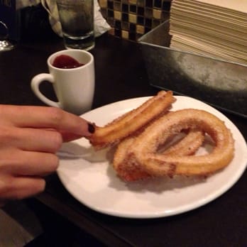 Xoco - The Churros with the amazing melted chocolate sauce. - Mexican Near Me - Chicago, Illinois