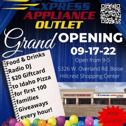 EXPRESS APPLIANCE OUTLET - Grand Opening of new store Sept. 17th!