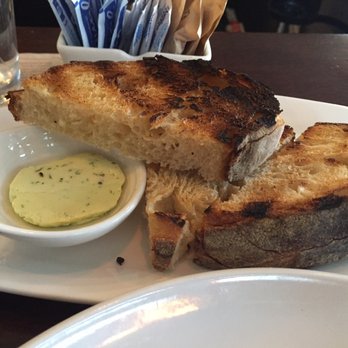 The Hutton - Sourdough toast with herb butter - New American Near Me - Jersey City, New Jersey