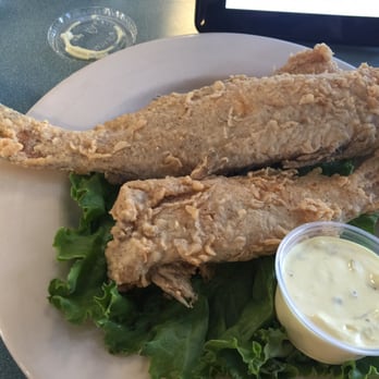 Mother's Table - Don't you love the difference in size of my two catfish dinner? I think they caught a bluegill by mistake! - American Near Me - Indianapolis, Indiana