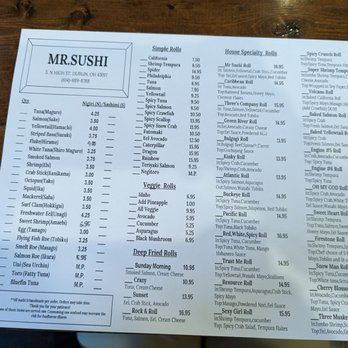 Mr Sushi - A la carte sushi - Sushi Bars Near Me - Dublin, Ohio