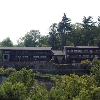 Cliff Dwellers Inn - View from below the cliff - Hotels Near Me - Blowing Rock, North Carolina