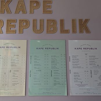Kape Republik - Menu - Bakeries Near Me - Ontario, California