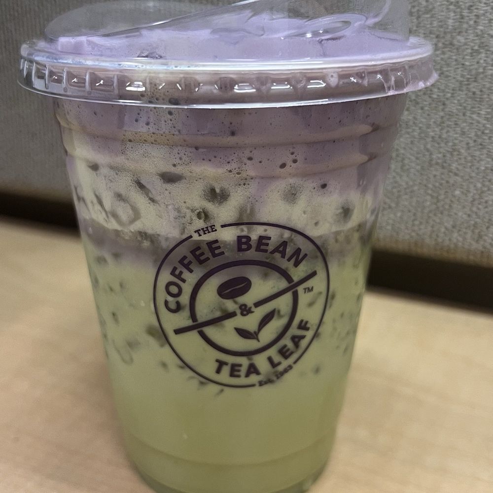 The Coffee Bean & Tea Leaf - Iced Ube Coconut Cream Matcha Latte, delicious! - Coffee Roasteries Near Me - Scottsdale, Arizona The Coffee Bean & Tea Leaf - Iced Ube Coconut Cream Matcha Latte, delicious! - Coffee Roasteries Near Me - Scottsdale, Arizona