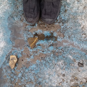 Coastal Helicopters - My fashionable boots match Herbert's gorgeous blue hue! - Aerial Tours Near Me - Juneau, Alaska Coastal Helicopters - My fashionable boots match Herbert's gorgeous blue hue! - Aerial Tours Near Me - Juneau, Alaska