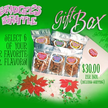 Bridgee's Brittle - a christmas gift box - Food Stands Near Me Bridgee's Brittle - a christmas gift box - Food Stands Near Me