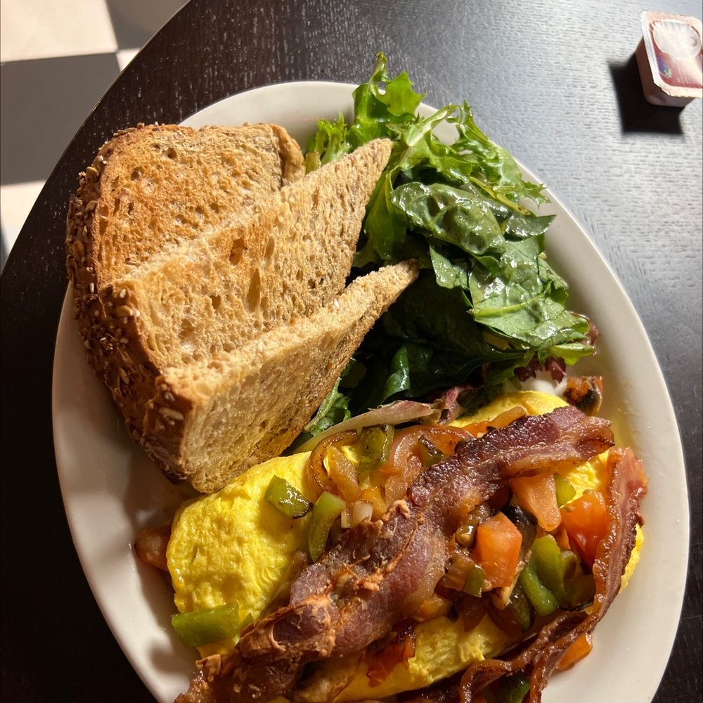 Cherry Pick Cafe - Veggie omelet with bacon - Sandwiches Near Me - Los Angeles, California Cherry Pick Cafe - Veggie omelet with bacon - Sandwiches Near Me - Los Angeles, California