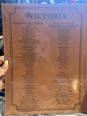 Menu photo 3 Victoria Cocina Mexicana Tucson, AZ Menu photo 3 Victoria Cocina Mexicana Tucson, AZ
