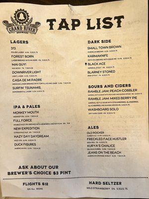 Menu photo 7 Grand River Brewery - Jackson Jackson, MI