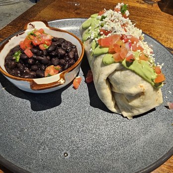 Salt & Lime Cabo Grill - Chicken burrito with black beans - Seafood Near Me - Raleigh, North Carolina