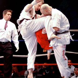 Trammell Fitness & Martial Arts - Sensei Phil Sehenuk winning the Shidokan N. American Featherweight Title.