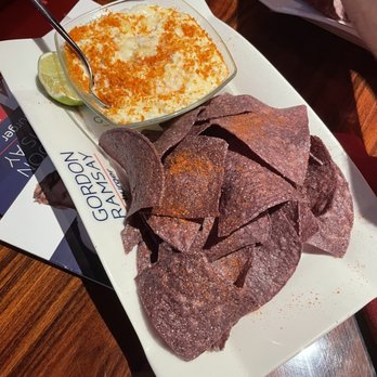 Gordon Ramsay Burger Las Vegas - The Famous Elote Corn Dip! Yum - Burgers Near Me - Las Vegas, Nevada