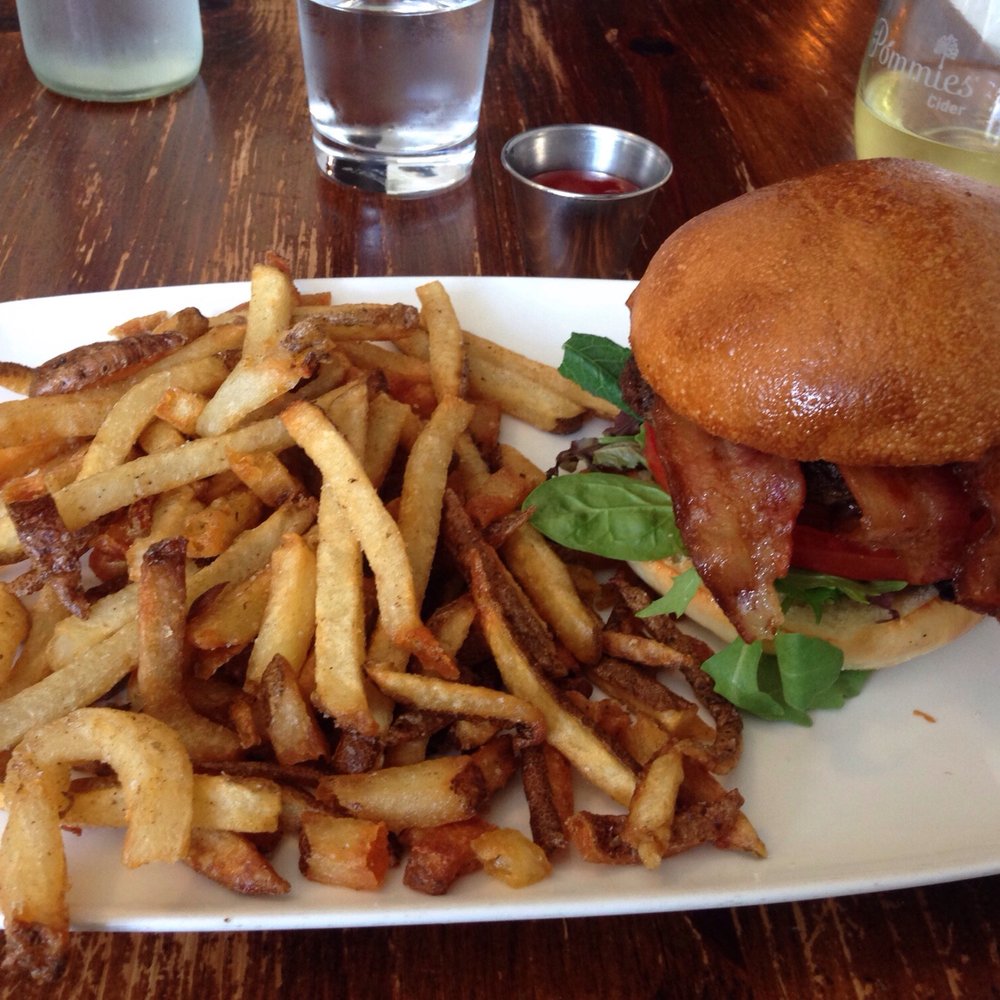 Classic burger and fries Classic burger and fries