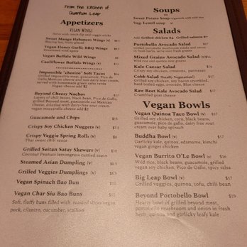 Quantum Leap - Vegetarian Near Me - New York, New York