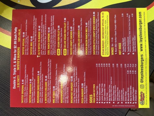 Menu photo 7 Taystee's Burgers Ann Arbor, MI Menu photo 7 Taystee's Burgers Ann Arbor, MI
