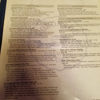 Coronado Brewing - Menu - Brewpubs Near Me - Coronado, California Coronado Brewing - Menu - Brewpubs Near Me - Coronado, California