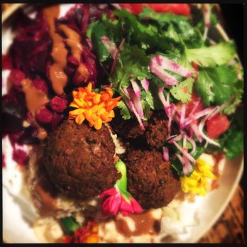 The Porter - Falafel superfood bowl is a vegetarian's dream! - Pubs Near Me - Atlanta, Georgia The Porter - Falafel superfood bowl is a vegetarian's dream! - Pubs Near Me - Atlanta, Georgia