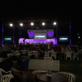 Summer Pops - The intermission!  Yeah yeah yeah, I can't get a good shot in the dark, even if it is Into Darkness!  Hahaha! - Music Venues Near Me - San Diego, California