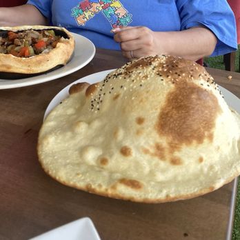 Efsane Mediterranean cuisine - Forgot the name of this bread, but it was puffy and steamy inside. - Mediterranean Near Me - Flanders, New Jersey