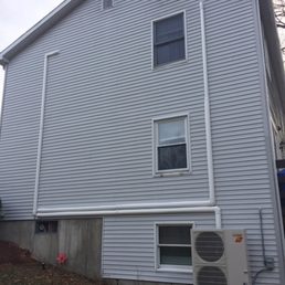 Final hyper heat product installed on three floors.