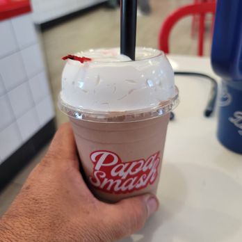 Papa Smash - $7 shake is a bit pricey , but definitely good - Burgers Near Me - Romoland, California Papa Smash - $7 shake is a bit pricey , but definitely good - Burgers Near Me - Romoland, California