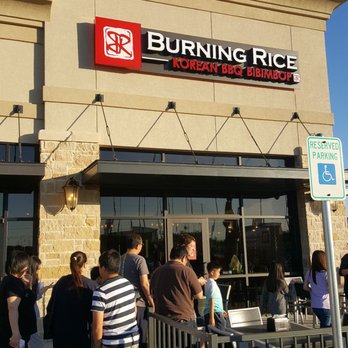 Burning Rice - Front of restaurant - busy for a Sunday evening - Korean Near Me - The Colony, Texas