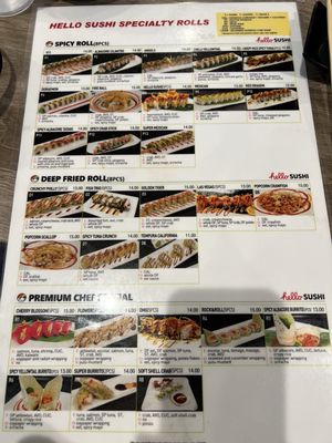 Menu photo 3 Hello Sushi Brea Placentia, CA