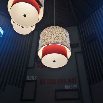 Sakura Sushi Buffet & Grill - two lamps hanging from the ceiling - Buffets Near Me - Laredo, Texas Sakura Sushi Buffet & Grill - two lamps hanging from the ceiling - Buffets Near Me - Laredo, Texas