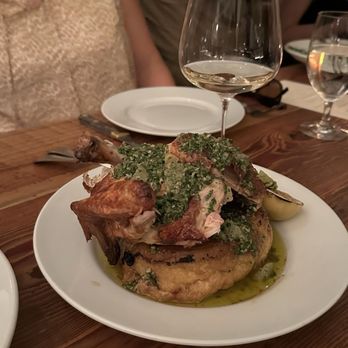 Antico Nuovo - Chicken with salsa verde - Italian Near Me - Los Angeles, California