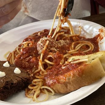 Office Bar - a plate of spaghetti and brownies - Bars Near Me - Cambridge, Idaho Office Bar - a plate of spaghetti and brownies - Bars Near Me - Cambridge, Idaho