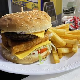 Surf and Turf Burger